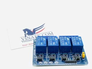 Module Relay 4 Kênh 5V 10A RL4-0510 Âm Kích